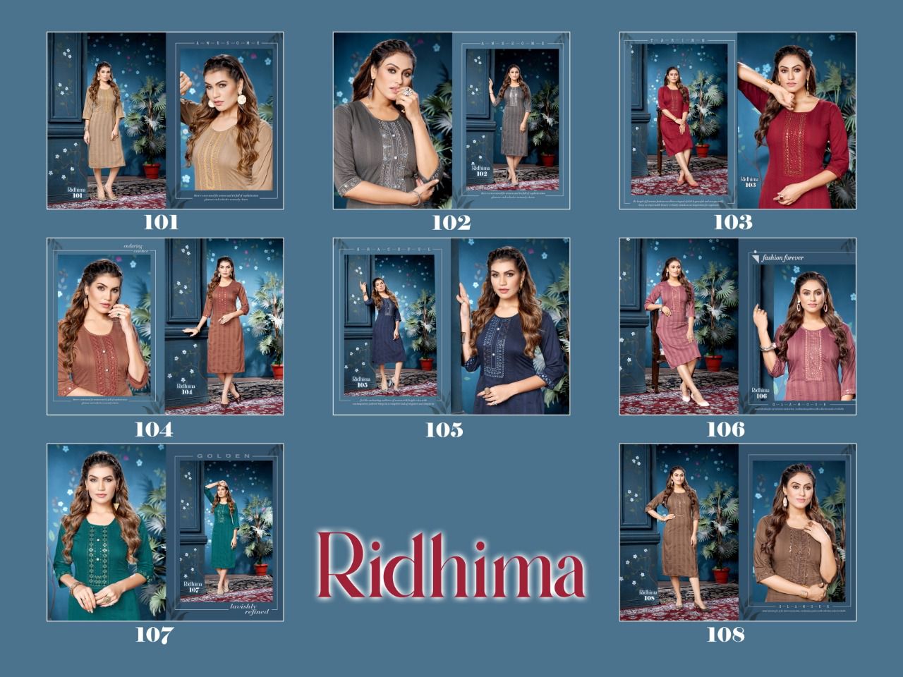 Beauty Ridhima Exclusive Wear Fancy Wholesale Kurti Collection